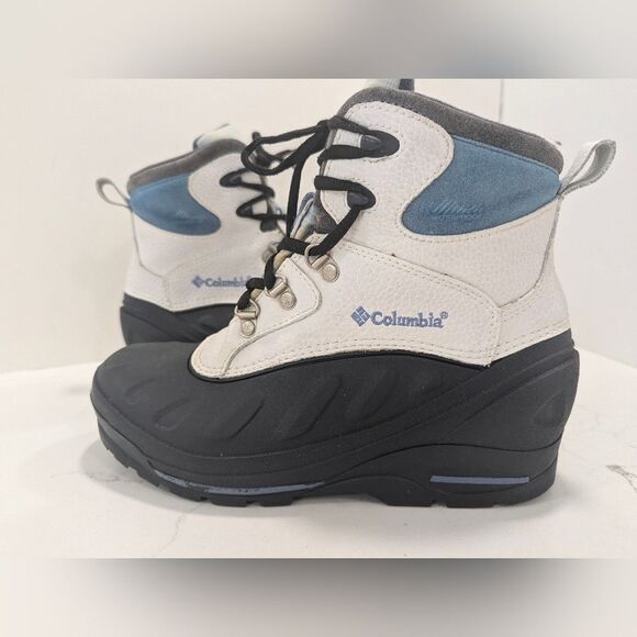Columbia Bugabootoo ankle snow winter Boots size 6 waterproof warm fleece lined - Picture 1 of 11
